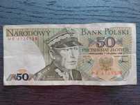Oferuję kolekcjonerskie banknoty PRL 50 zł w idealnym stanie! Okazja!!