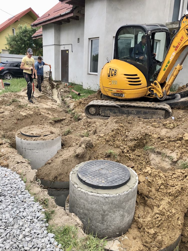 Каналізація ПІД КЛЮЧ! (Септики,Бетонні кільця, Водовідведення, Дренаж)