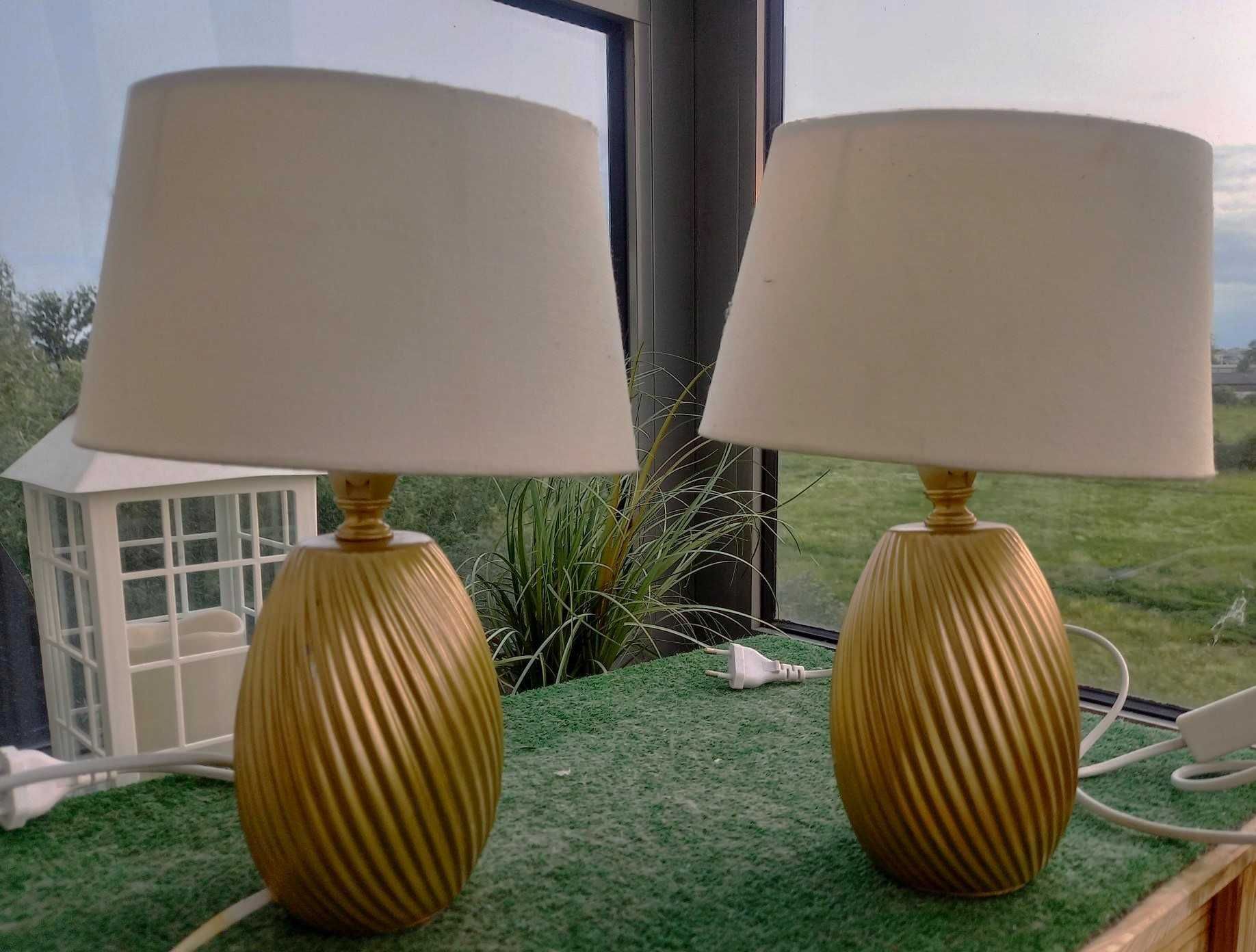KOMPLET:  eleganckie lampki ZŁOTE