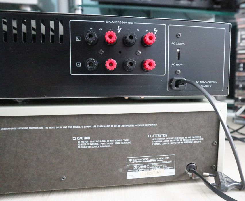 Комплект  усилитель KENWOOD KA-30 и кассетная дека KENWOOD KX-40