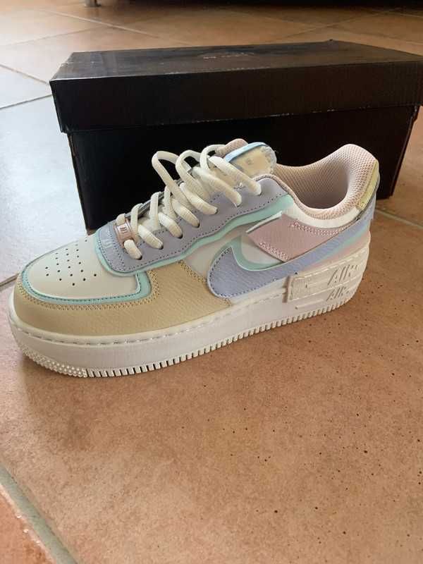 Nike Air Force 1 Low Shadow White Glacie Blue Ghost R. 42