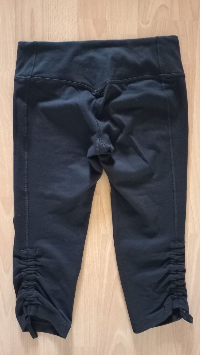 NIKE - czarne legginsy/getry/spodnie sportowe, roz. S/M