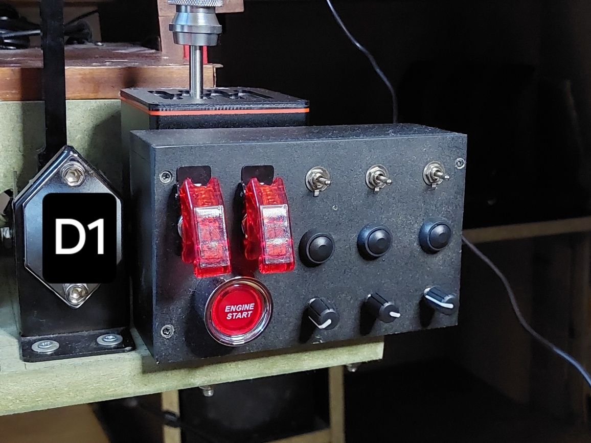 Button box simracing / Flight simulator