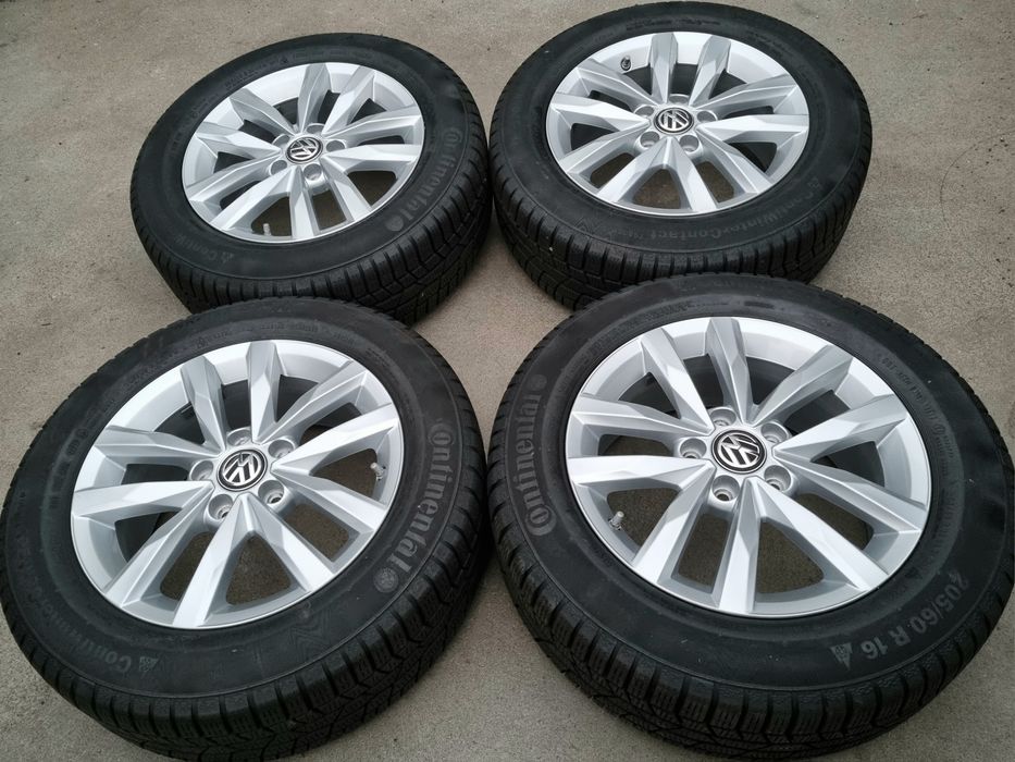 Koła Zimowe Alu z czujnikami 16" VW Touran II T-Roc 5x112 Oryginalne