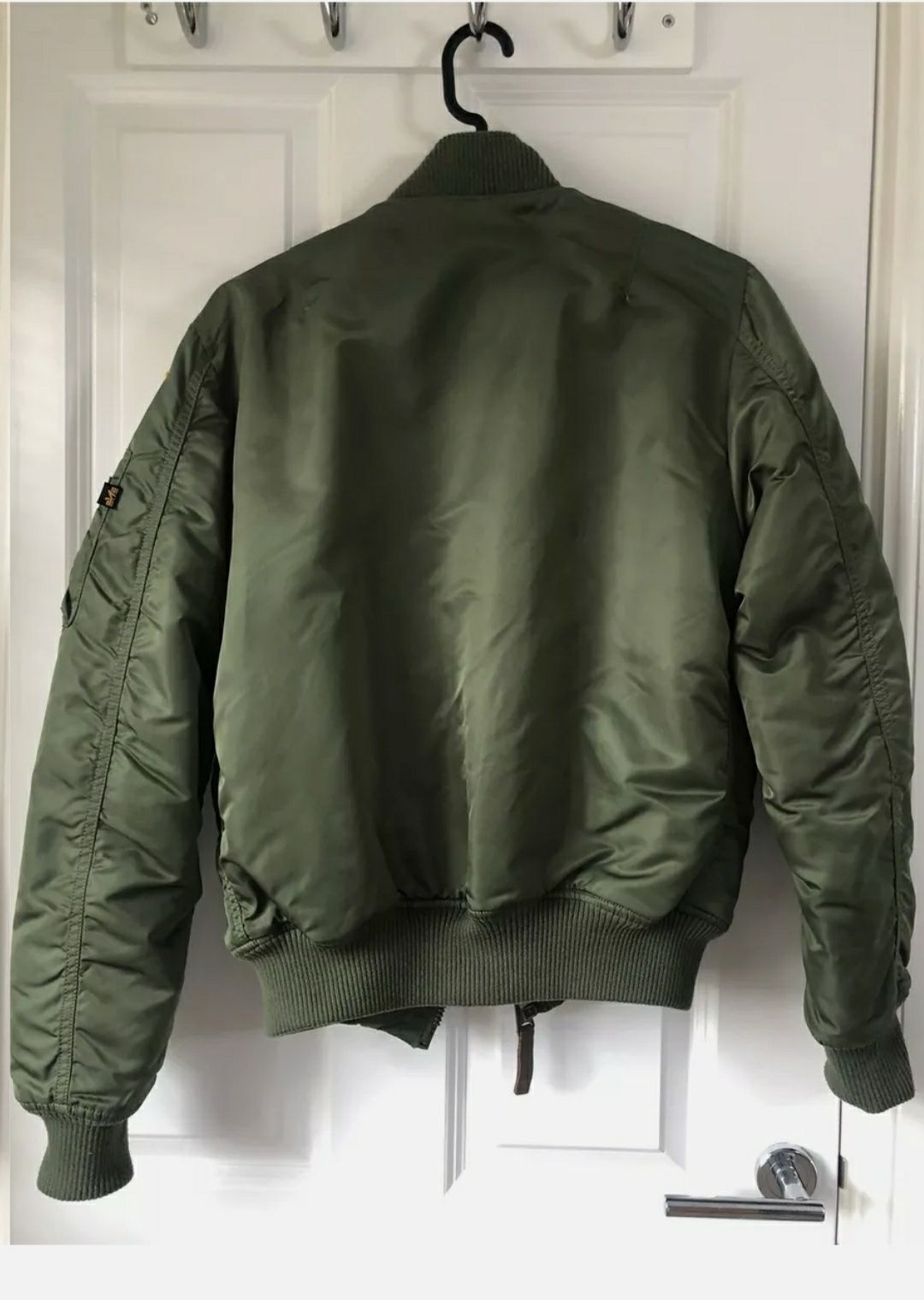 Куртка подростковая, оригинальный бомбер Alpha Industries MA-1 NASA
