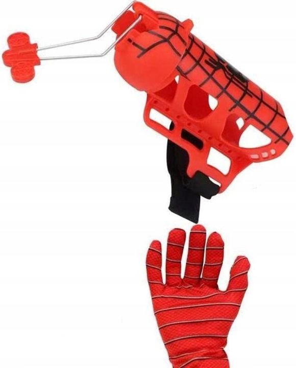 Spiderman Rękawica Wyrzutnia Sieci Wody 2w1 - Dla Małych Bohaterów!