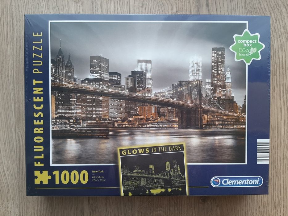 Clementoni 1000 elementów New York Fluorescent Puzzle
