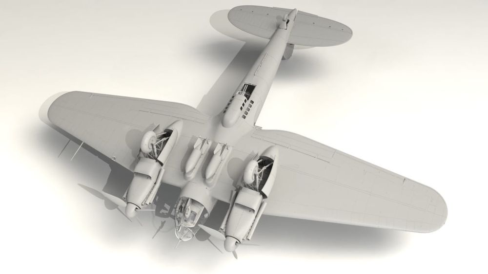 ICM 48264 model do sklejania 1:48 samolot Heinkel He 111H-20