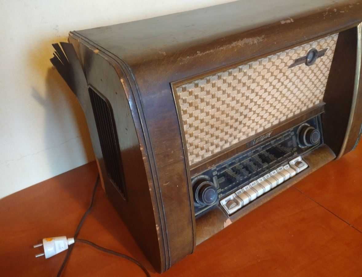 Radio Meteor 558W, 1954r, antyk, Loewe
