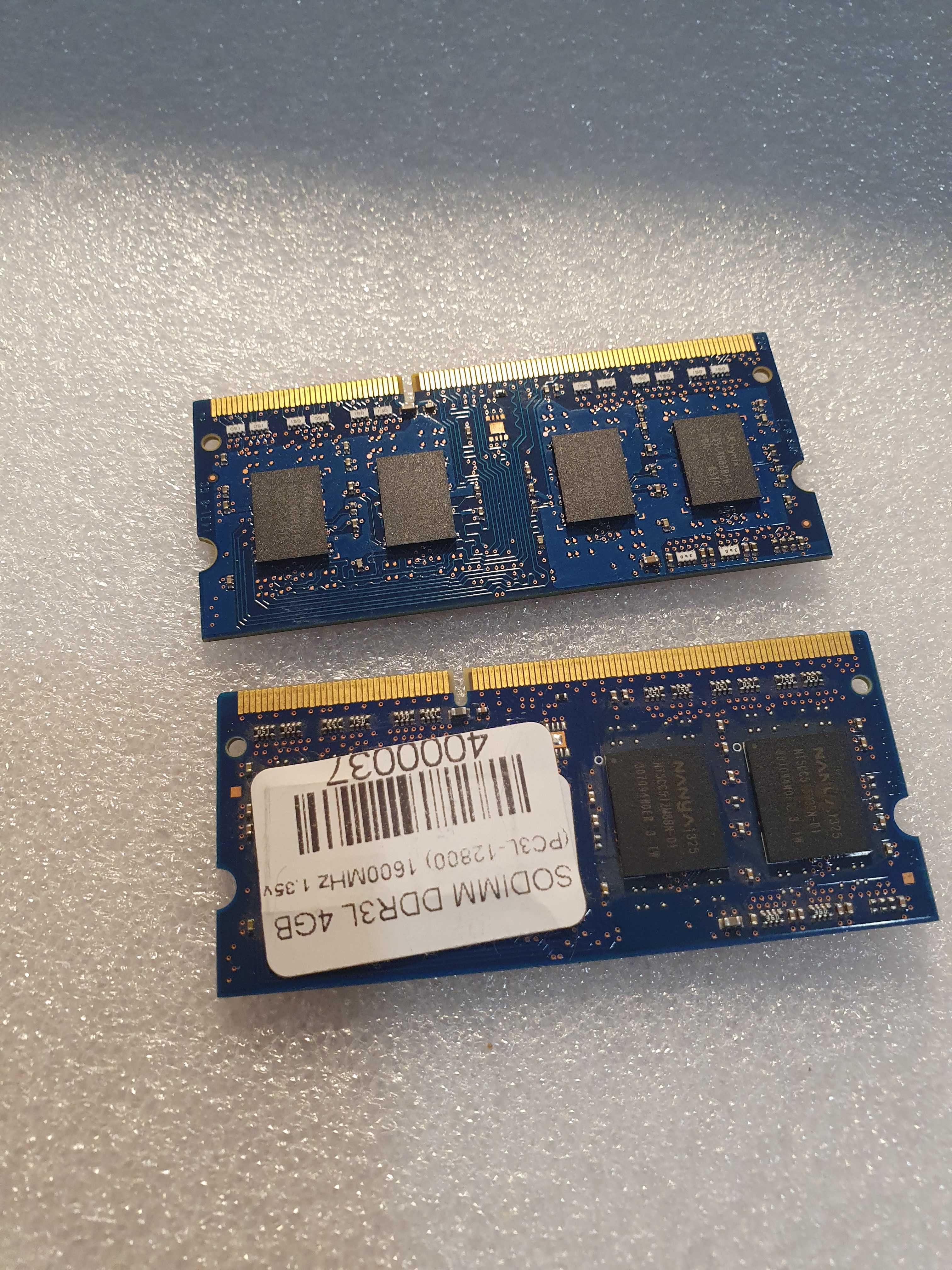 Оперативна память для ноутбука 4GB DDR3 дві планки