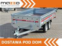 TEMARED DOSTAWA przyczepa platforma 304x153cm DMC750kg otwierane burty, koła pod spodem, do przewozu uli!  DOSTAWA przyczepa platforma 304x153cm DMC750kg otwierane burty, koła p