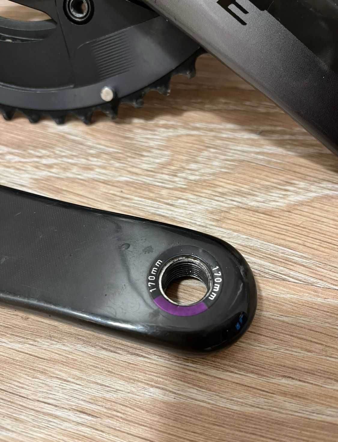 Korba sram force d1 dub pomiar mocy quarq  tarcze sram 130 BCD  53/39