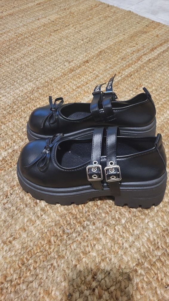 Sapatos Femininos Estilo Retrô Mary Jone