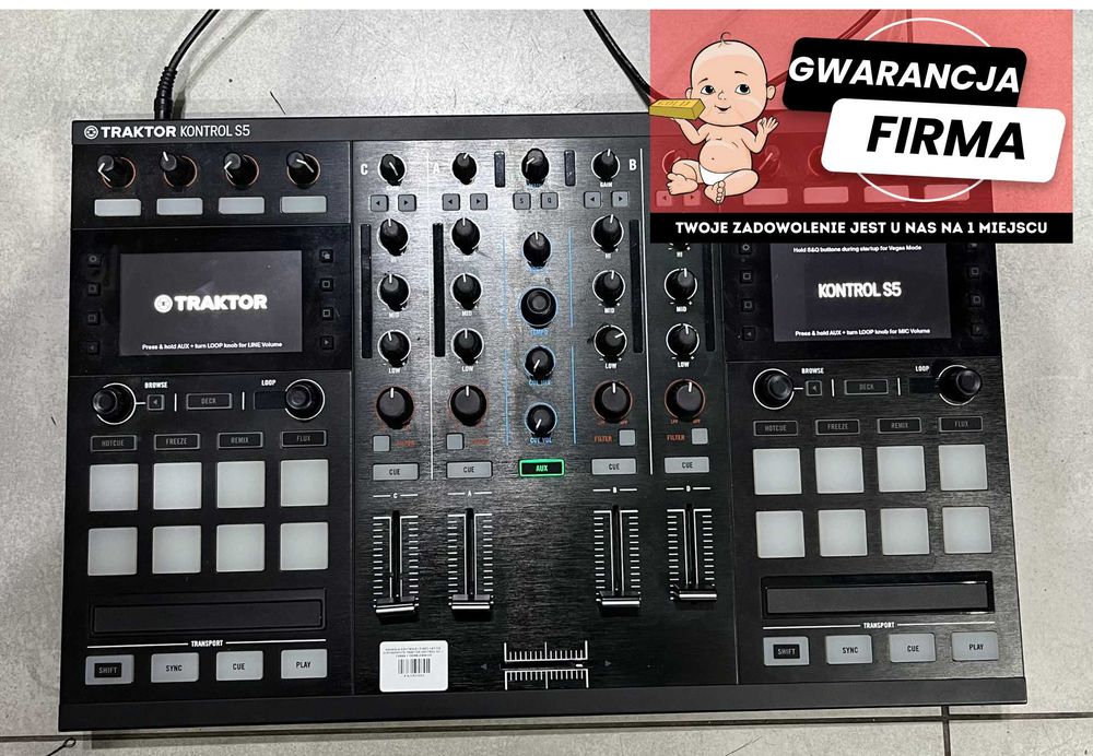 Native Instruments TRAKTOR KONTROL S5 + Torba Transportowa | Sprawne