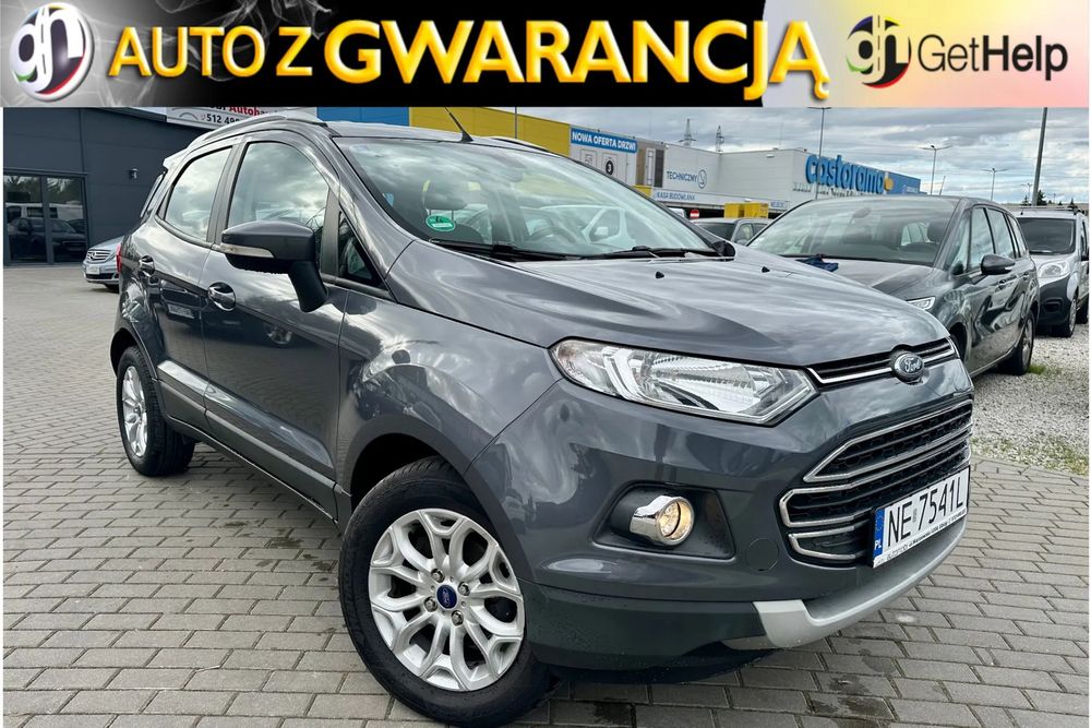 Ford EcoSport 140KM/ Dwa kompl. Kół/ Super Stan/ Potw. PRzebieg/ Opłacony/ Gwarancja