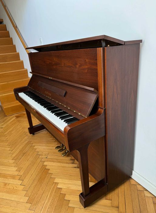 Pianino Yamaha U1 SAW Japonia 1983 system silent orzech mat