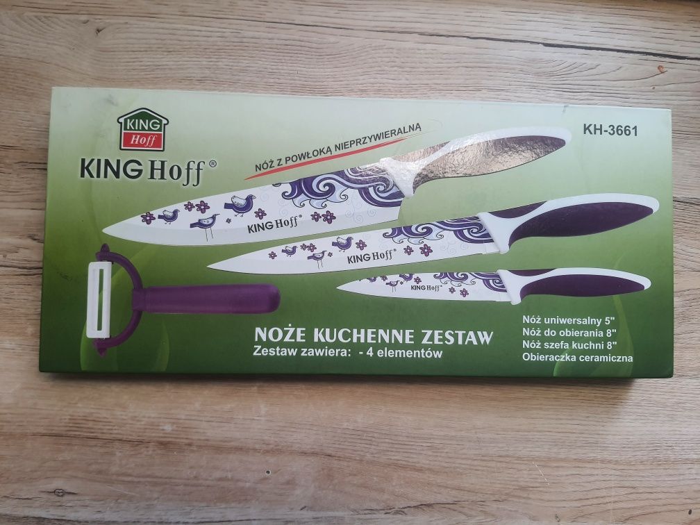 Nowy zestaw noży kuchennych