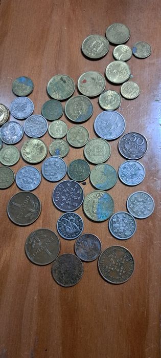 Muedas e notas antigas