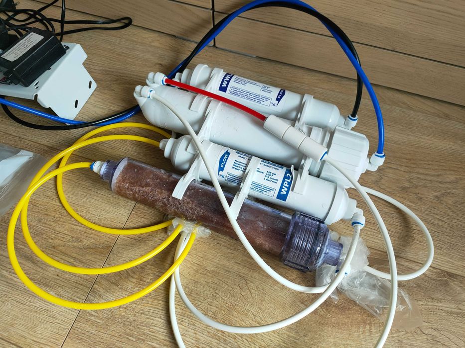 Filtr RO odwróconej osmozy + pompa wspomagająca