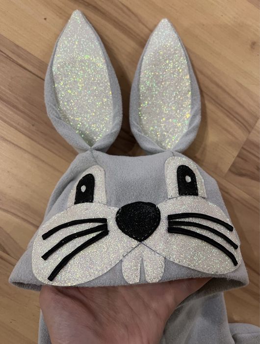 Новорічний костюм зайчика на 2-3 роки