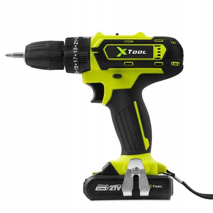 Wiertarko wkrętarka udarowa akumulatorowa wkrętak zakrętarka 2xAku 21V