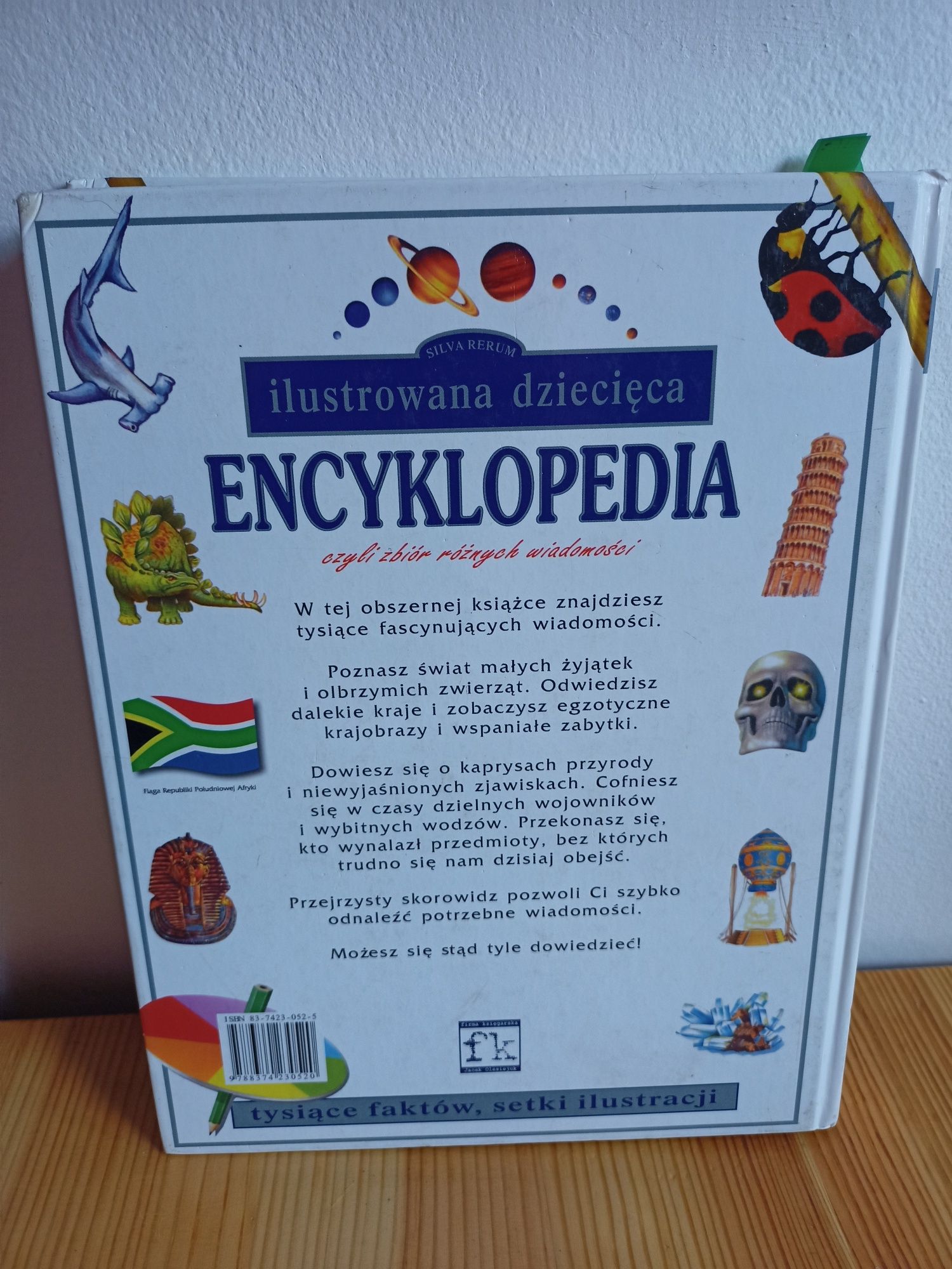 Encyklopedia ilustrowana dziecięca 335 stron, gruba okładka