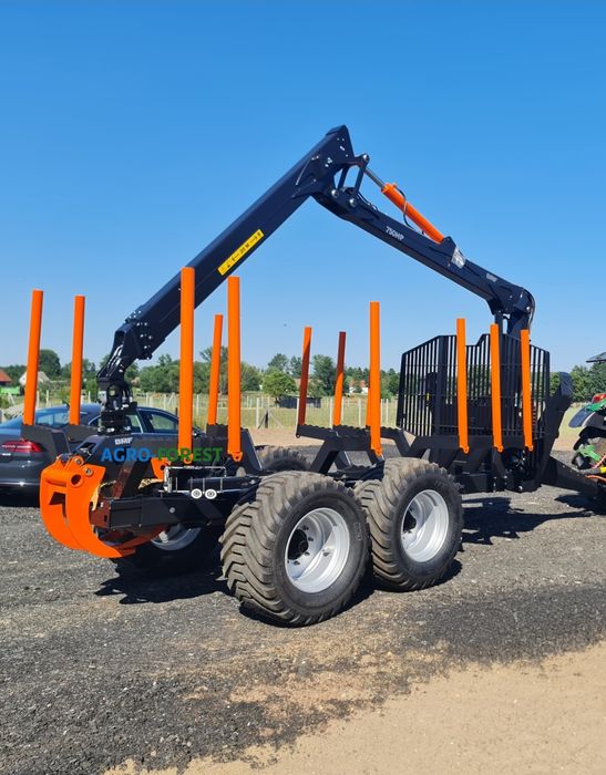 Nowa ! Przyczepa Leśna BMF 14T2Pro750HP - Dostępna od Ręki ! Leasing |