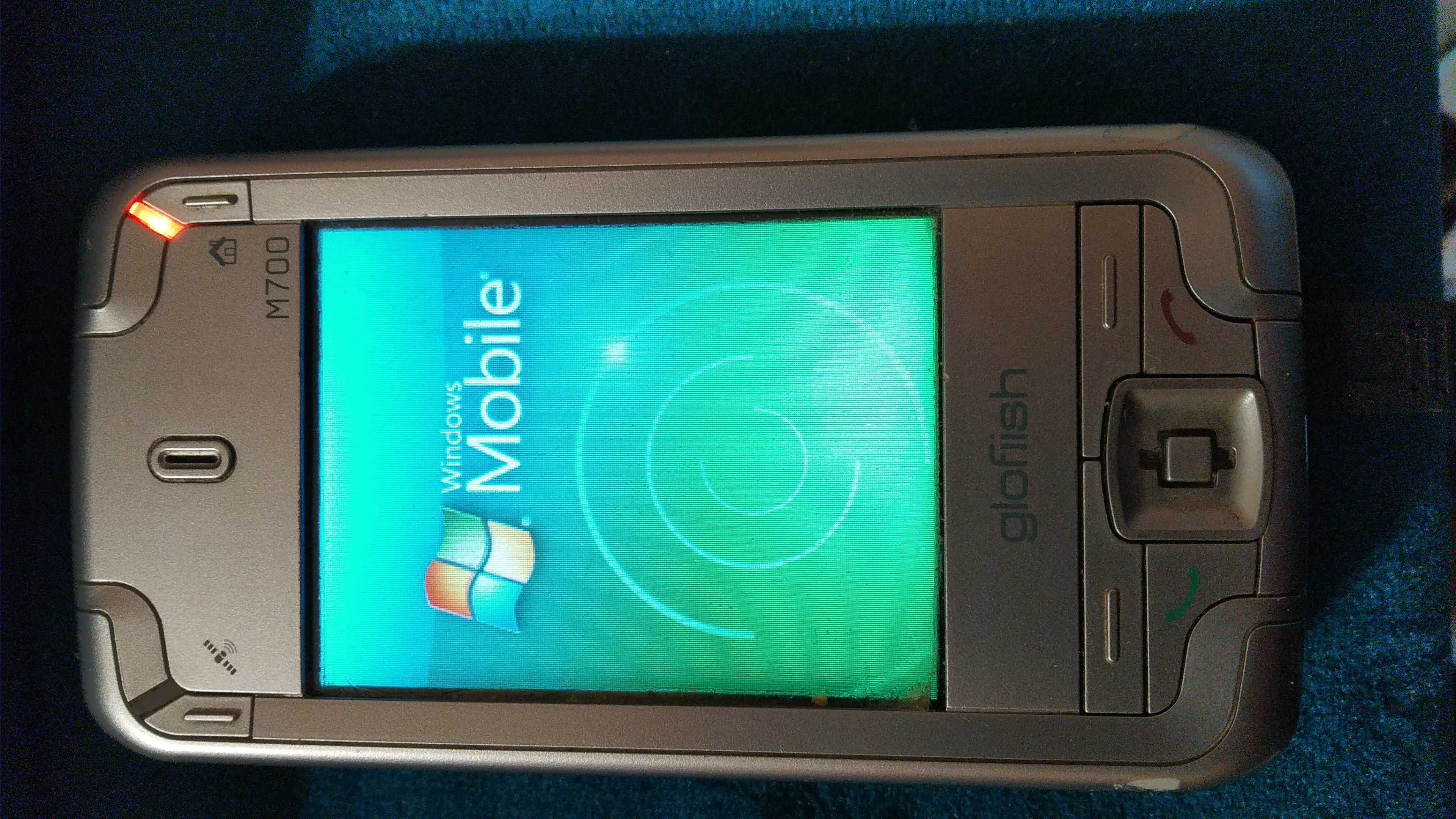 Smartfon -Glofiish M700 Pocket PC- palmtop windows mobile 6.0®