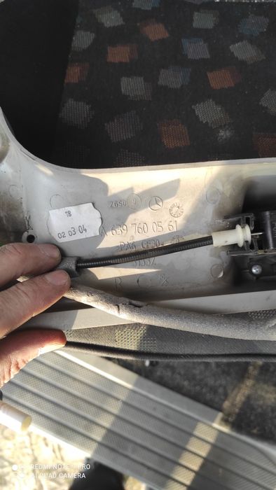 Ручка боковой двери внутрения вито 639