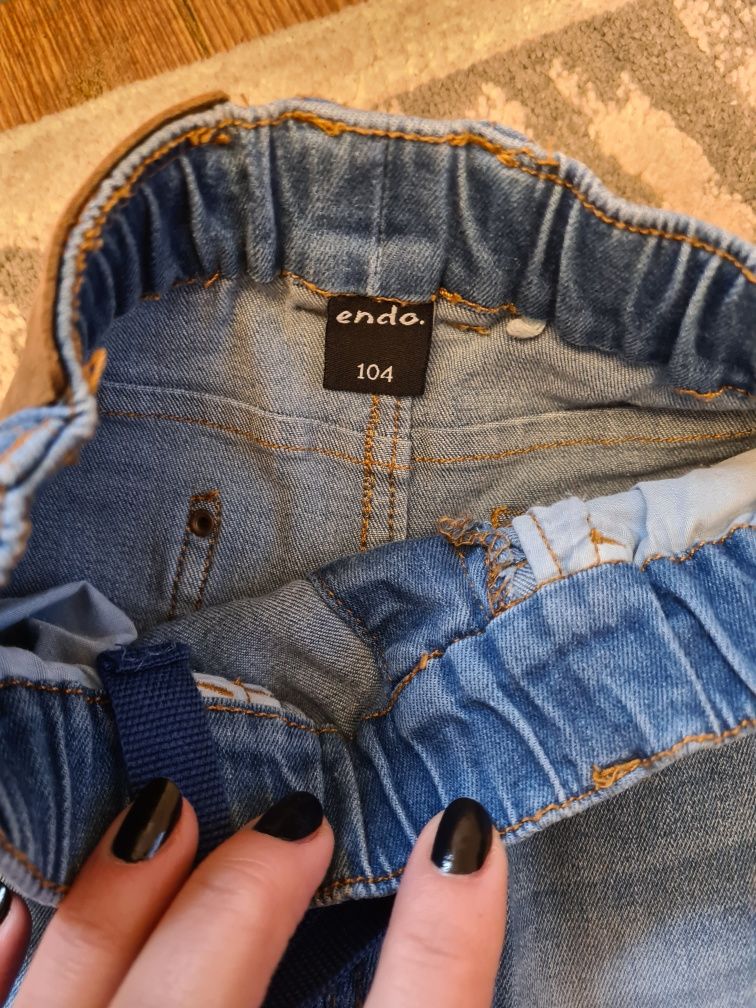 Spodnie jeansowe r.104 Endo