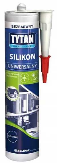 Silikon Euro-Line uniwersalny bezbarwny 280 ml