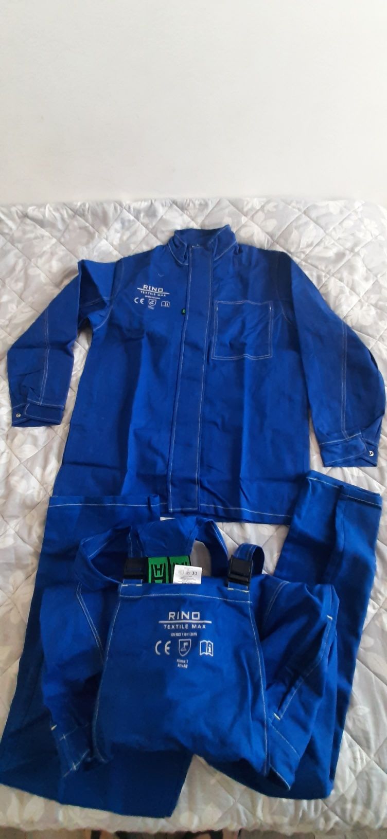 Mocne ubranie spawalnicze, trudnopalne Rino roz. M, L, XL, XXL