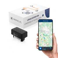 Lokalizator GPS Pojazdu GPRS OBD OBDII ŚLEDZENIE www android/ios sms