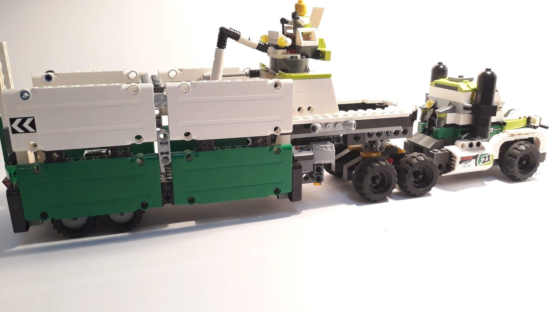 Ciężarówka lego Zielona