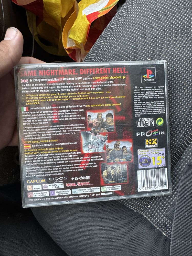 Ps1 Resident evil Survivor