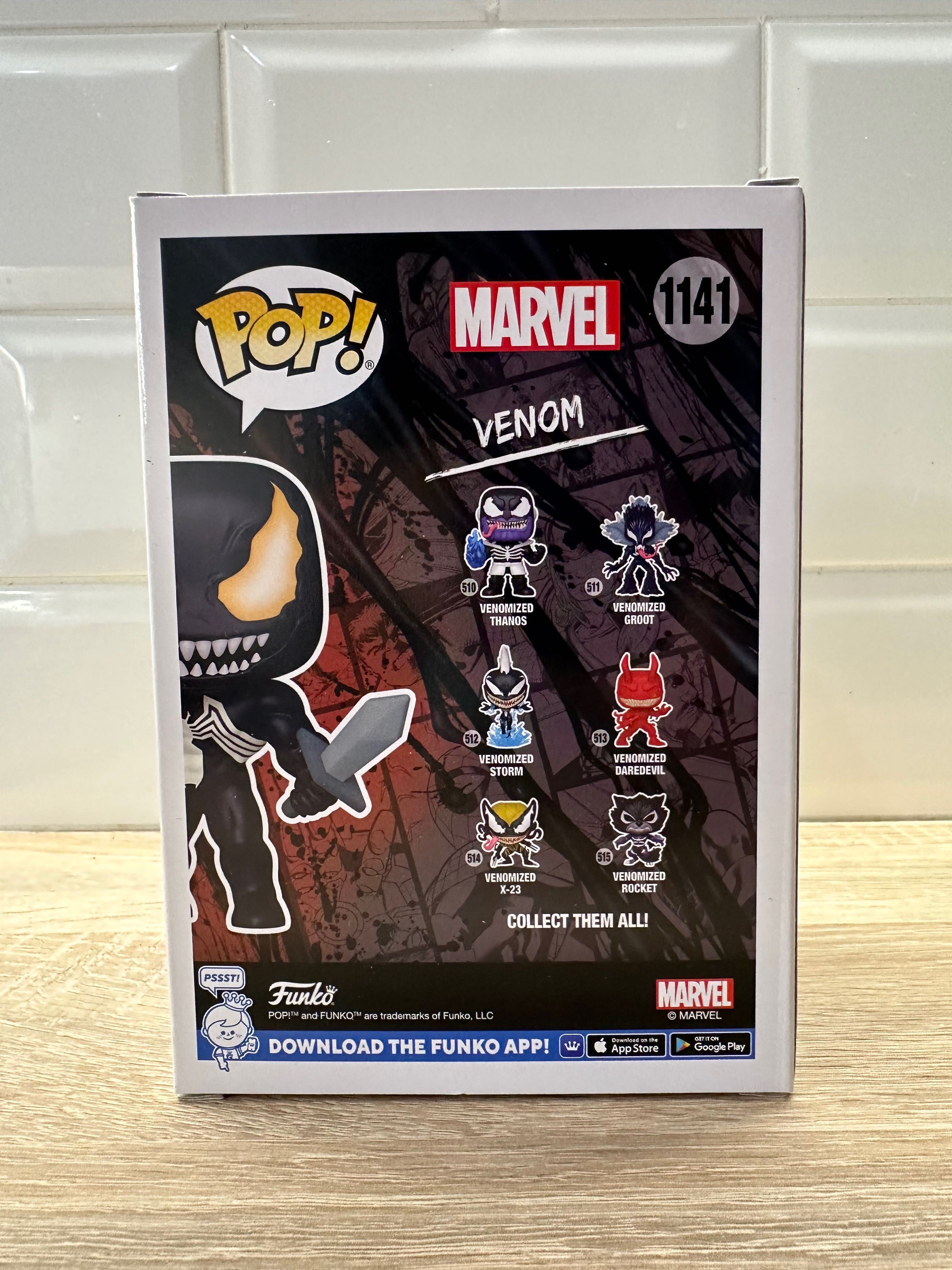 Funko Pop marvel venom glow Фанко поп Марвел веном