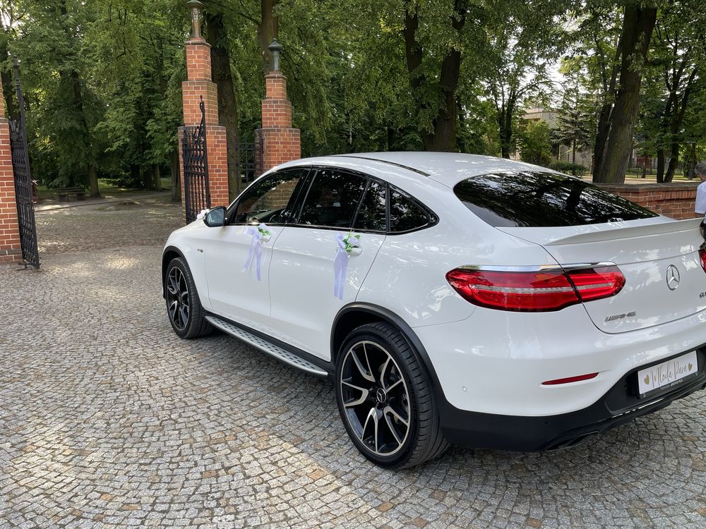 Auto do ślubu Mercedes GLC 43 AMG . Piotrków Trybunalski 50 km