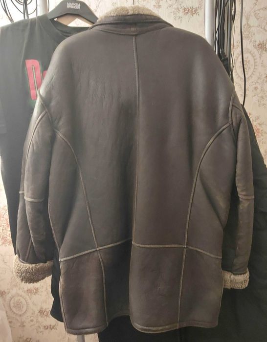 Натуральна дублянка роз.М коричнева чоловіча ECHTES LEDER Туреччина