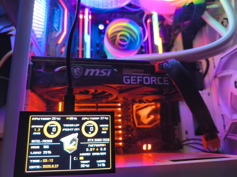 Komputer i7-7820X,AorusX299,RTX3060,4TB
