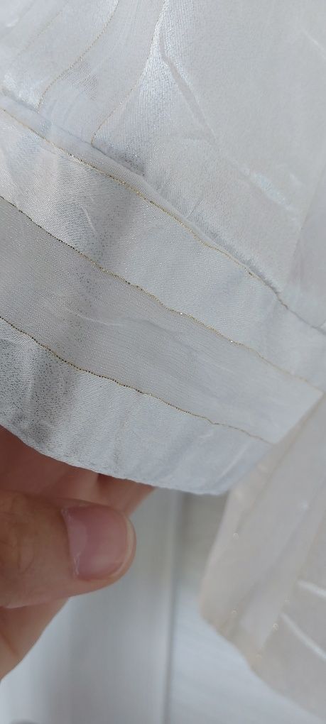 Bluzka koszula biała elegancka rękaw 3/4 jan wex
