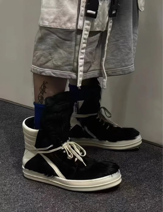 Rick Owens Geobasket Pony hair