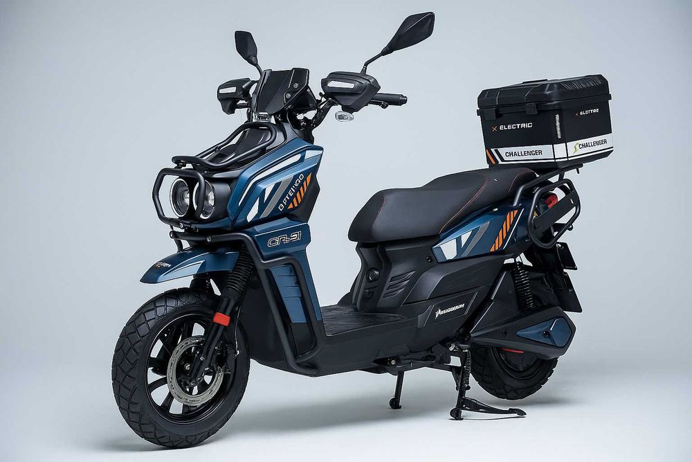 ТОП ПРОДАЖ! Електроскутер Crosser CR-21 2500W (72V/35Ah) - Синій