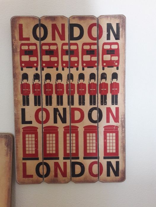 Quadros / Placas decorativas Londres