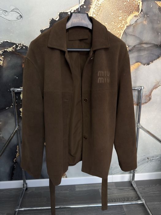 Піджак куртка замш міу