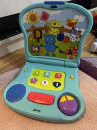 Дитяча іграшка на польській мові,музична іграшка  , ноутбук дитячий
