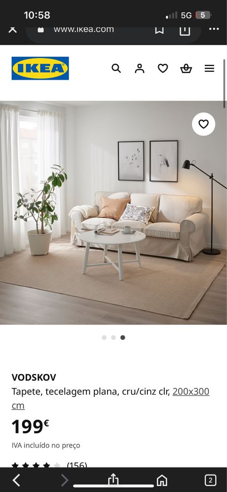 Tapete ikea tecelagem