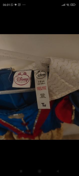 Strój na bal Królewna Śnieżka  122