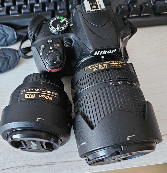 Aparat nikon d3400 lustrzanka 18-140mm