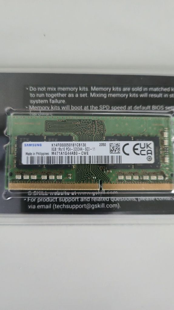 Memória RAM ddr4 sodimm