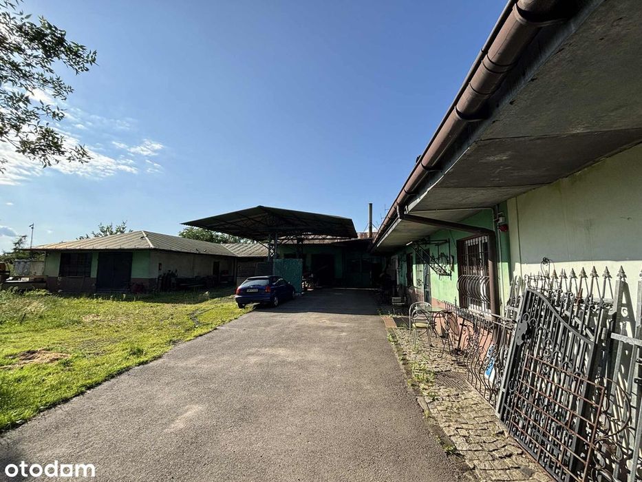 Hala magazynowa z biurem, dostęp asfalt, monitoring